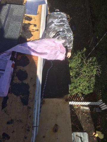 We always use new shingles and we prove it by removing the wrapping when applying