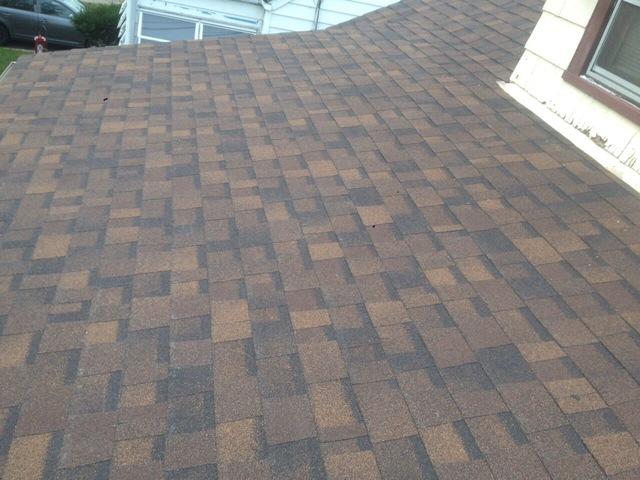 After- Clear shot of the shingles