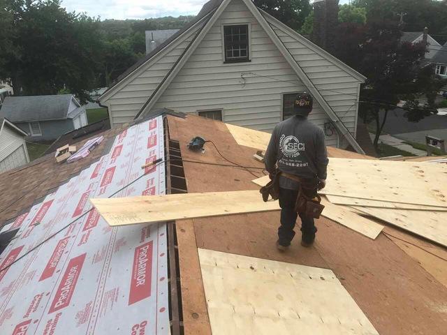 Installing the Roof Decking